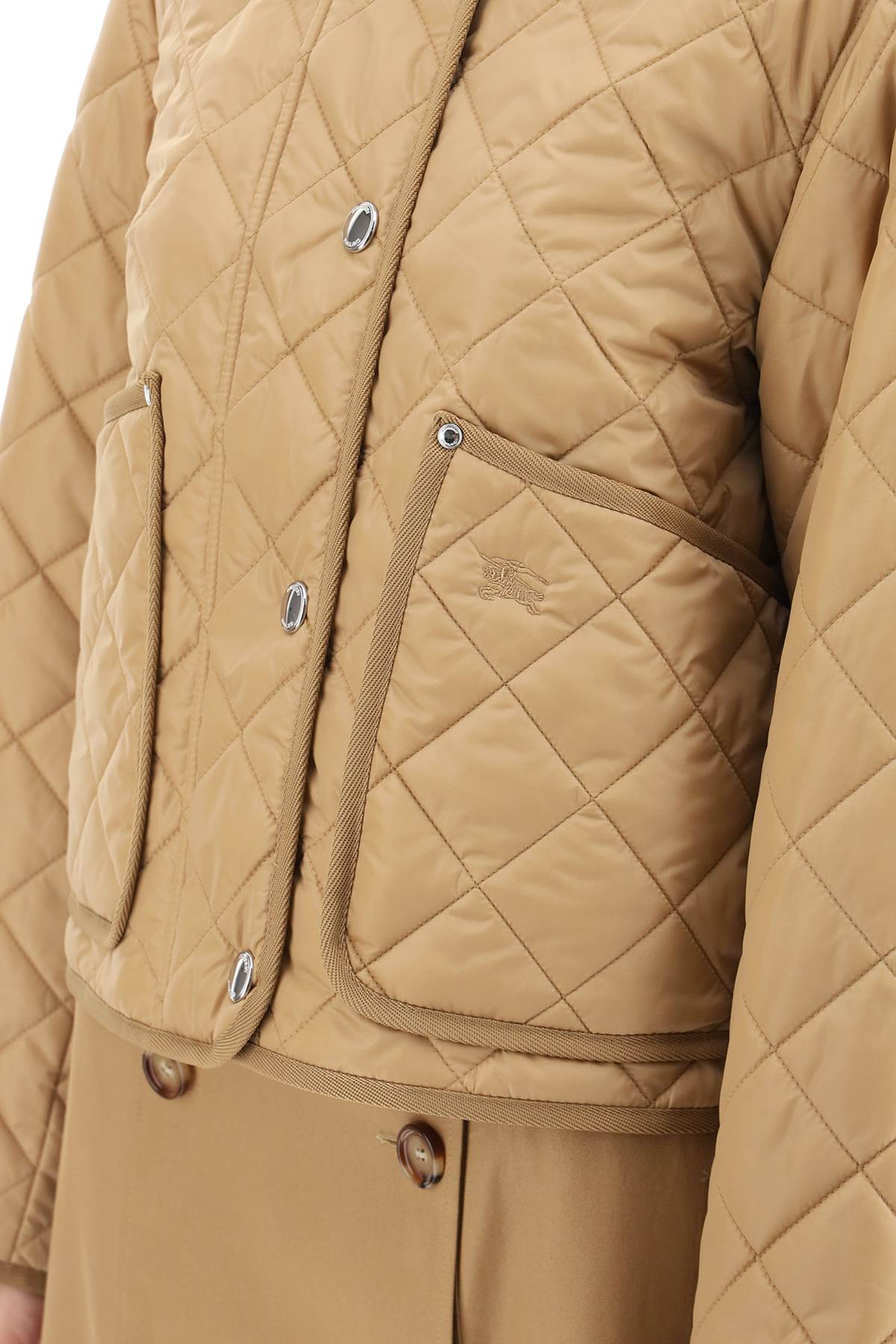 BURBERRY Quilted Hooded Jacket for Women - FW24