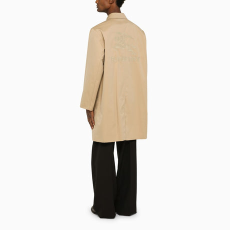 BURBERRY Honey-Colored Trench Jacket for Men - FW23 Collection