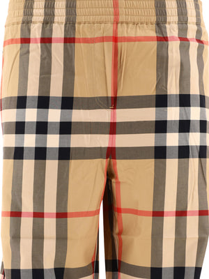 BURBERRY Beige 24FW Straight Pants for Women