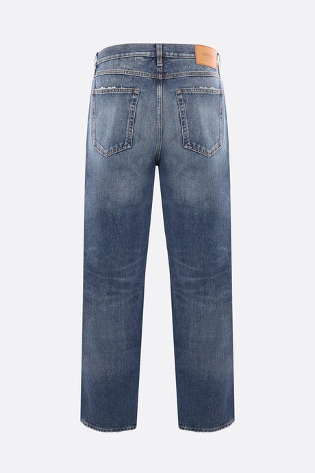 Loose Fit Blue Jeans for Women