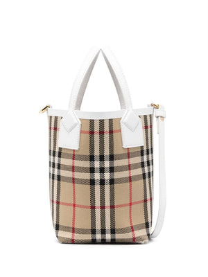 BURBERRY Beige Tote Bag for Fashionable Women in 24SS Season