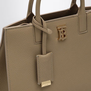 BURBERRY Chic Mini Beige Handbag with Monogram Charm