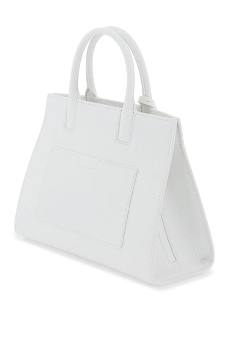 BURBERRY Frances Structured Handbag - White