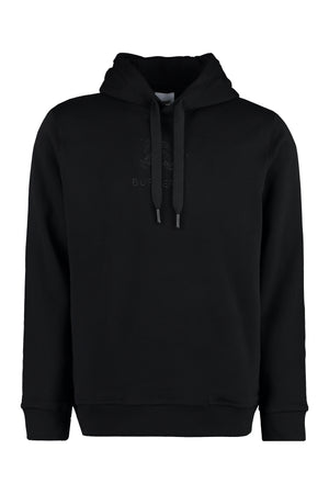 BURBERRY Black Hooded Sweatshirt for Men - FW23