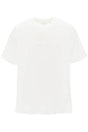 BURBERRY Men's Oversized EKD Embroidered T-Shirt in White for FW23