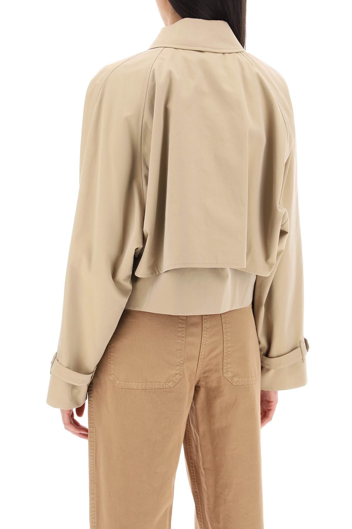 秋季新款短外套-巴宝莉复古格纹Pippa短款外套(浅米色)