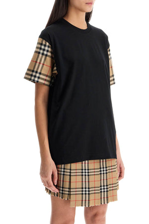 BURBERRY Relaxed Fit Logo T-Shirt in Black - Women's XS