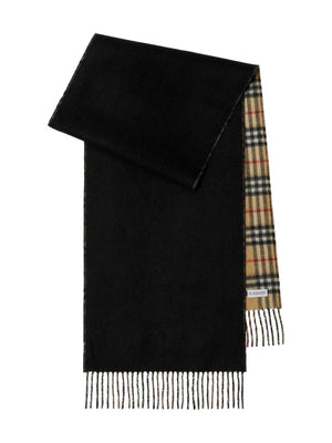 BURBERRY Classic Check Reversible Wool Scarf