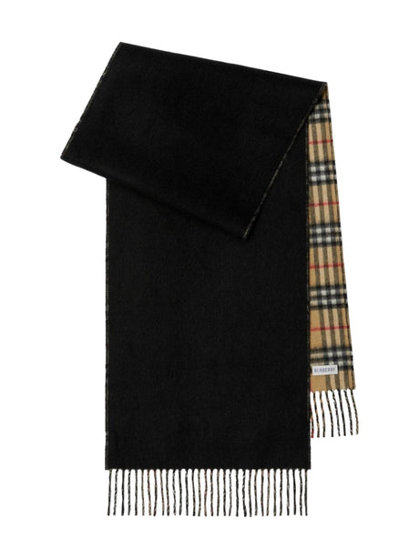 BURBERRY Classic Check Reversible Wool Scarf