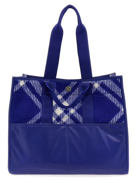 BURBERRY Blue Tote Bag for Women - 23FW Collection