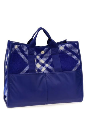 BURBERRY Blue Tote Bag for Women - 23FW Collection