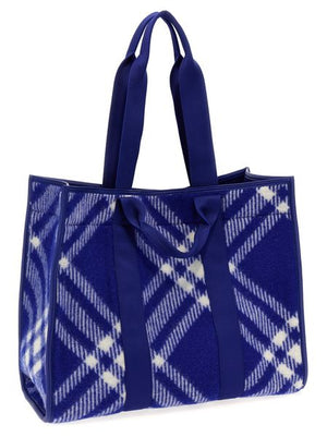 BURBERRY Blue Tote Bag for Women - 23FW Collection