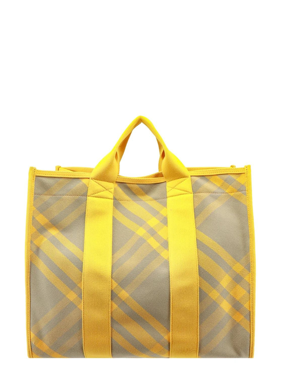 BURBERRY XL Checkered Tote Bag