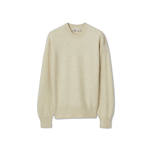 BURBERRY Men's Wool FW23 Knitwear in Wheat Color