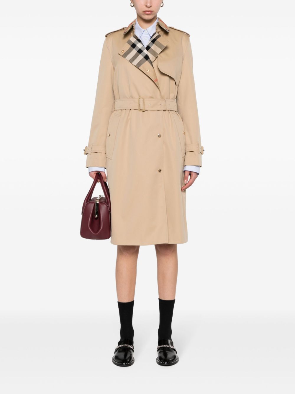 BURBERRY 2024 Women's Beige Trench Coat - Must-Have Fashion Staple for Any Wardrobe