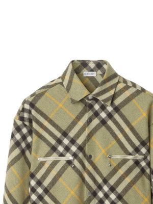 BURBERRY Hunter Wool Shirt for Men - FW23