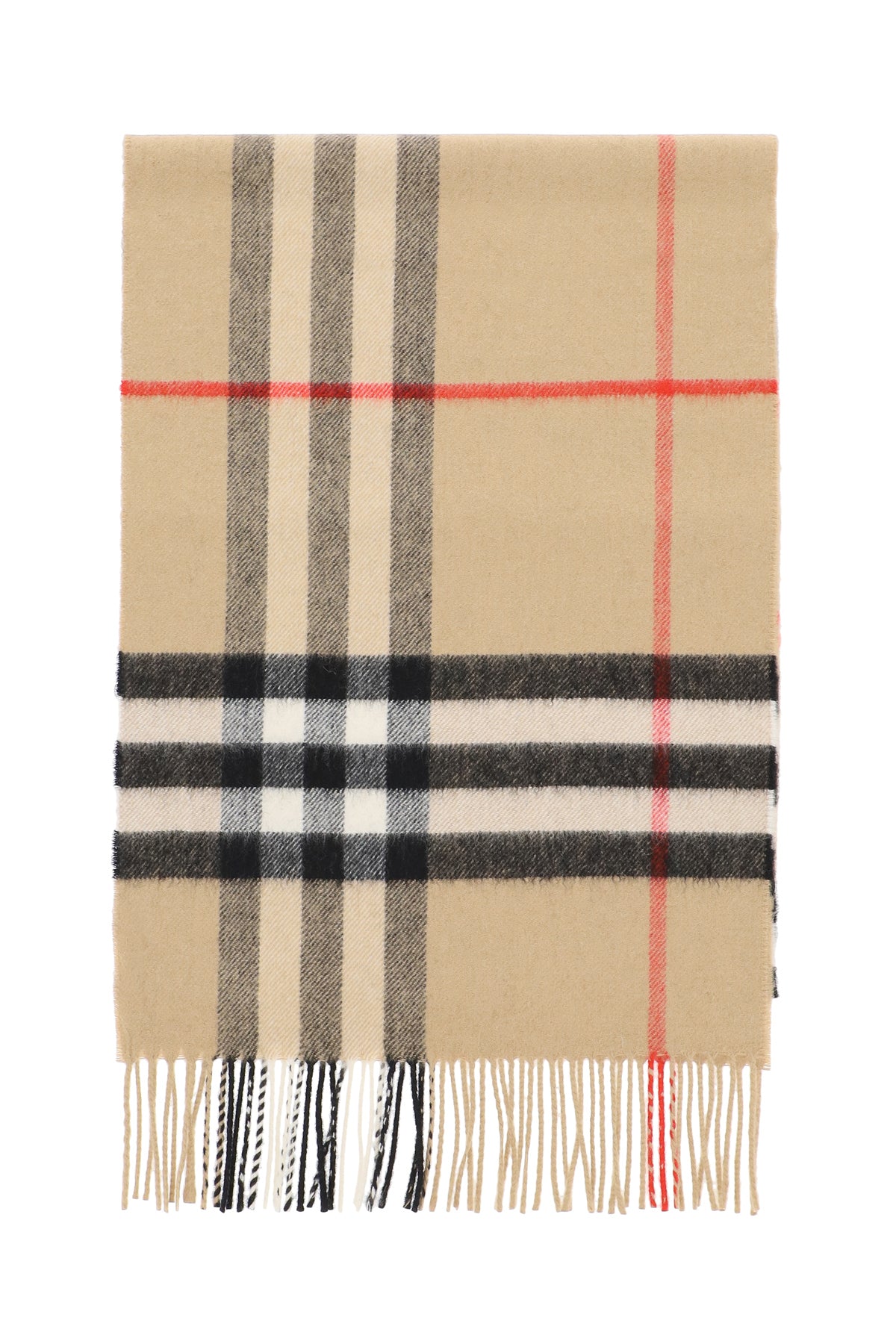 BURBERRY CASHMERE GIANT CHECK SCARF