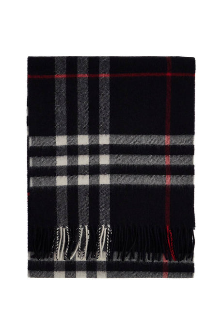 BURBERRY Exaggerated Check Cashmere Scarf