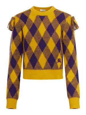 BURBERRY Equestrian Knightmotif Wool Jumper for Women - FW23