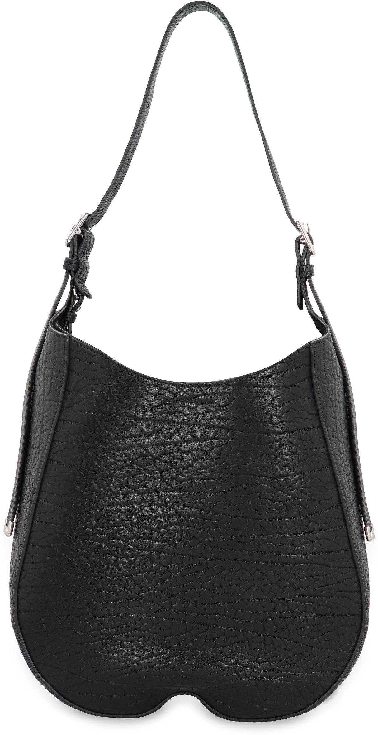 حقيبة مميزة من جلد أسود لتباهي بها للنساء - FW23