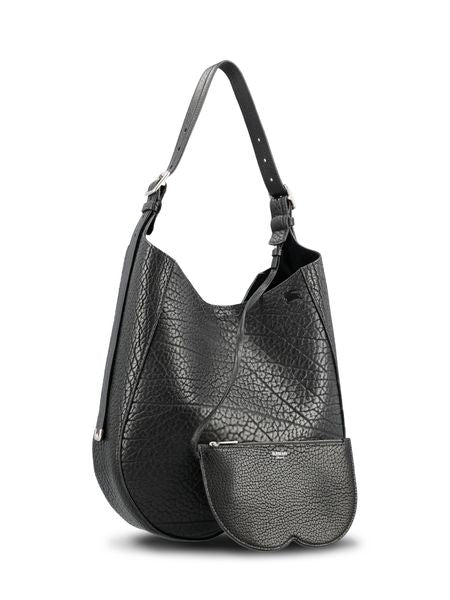 Medium Chess Shoulder Handbag in Black