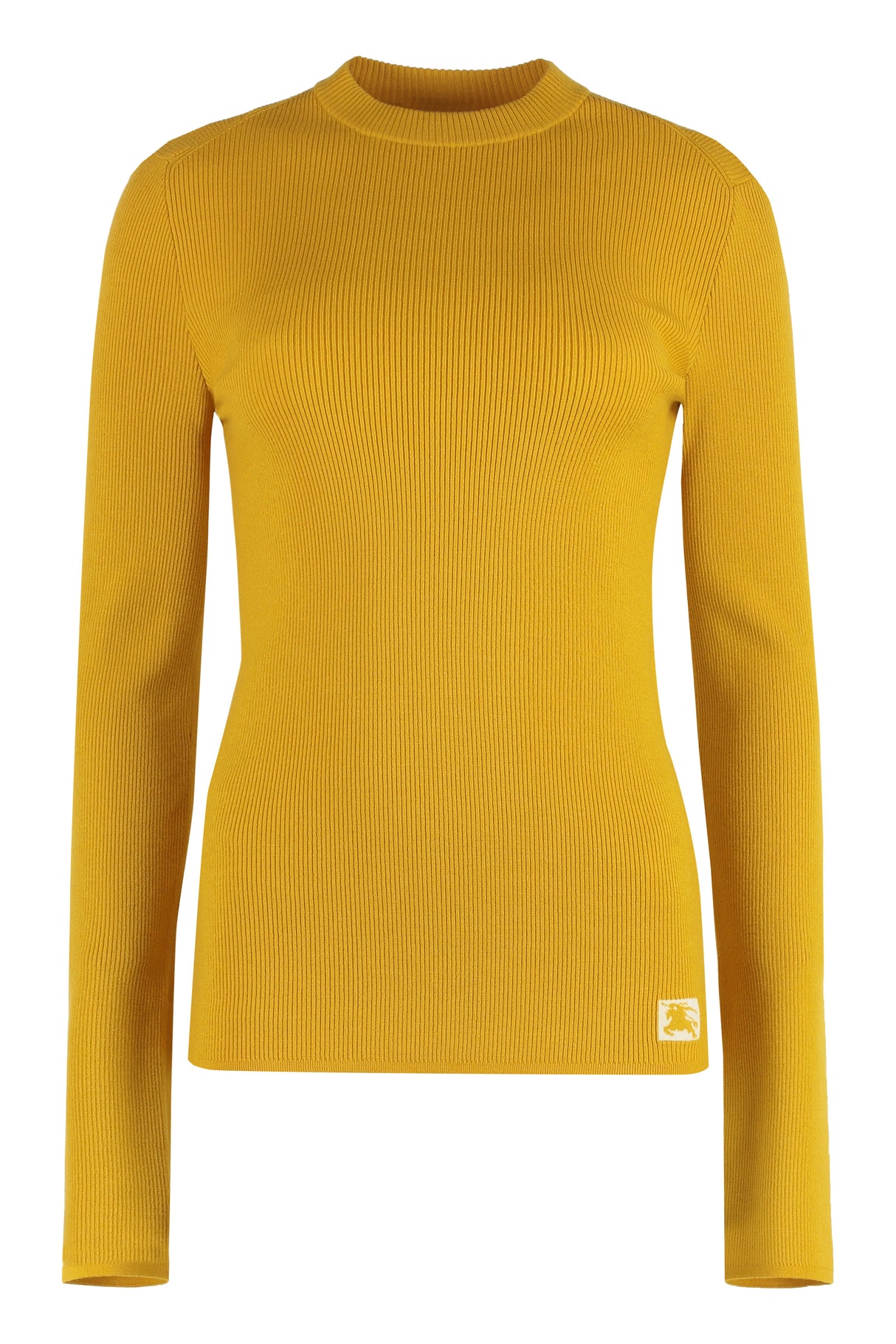 BURBERRY Mustard Wool Blend Pullover for Women