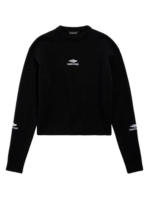 BALENCIAGA Wool Knitted Ski Crewneck Sweater