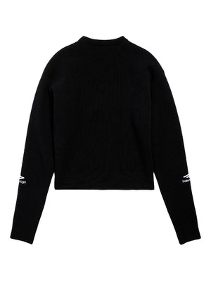 BALENCIAGA Wool Knitted Ski Crewneck Sweater