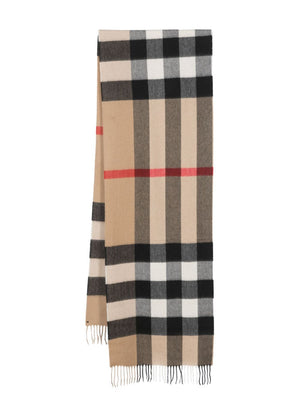 BURBERRY Luxurious Check Silk Scarf for Women - FW23 Collection