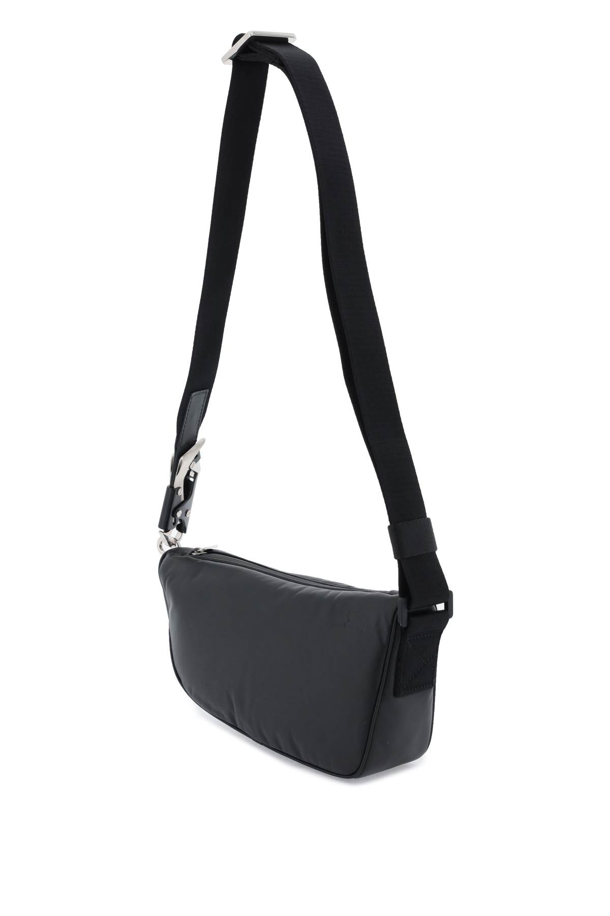 Túi đeo chéo Burberry Shield màu đen cho phụ nữ