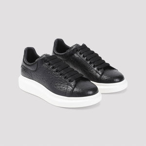 ALEXANDER MCQUEEN Elevated Leather Sneakers for Men - FW24