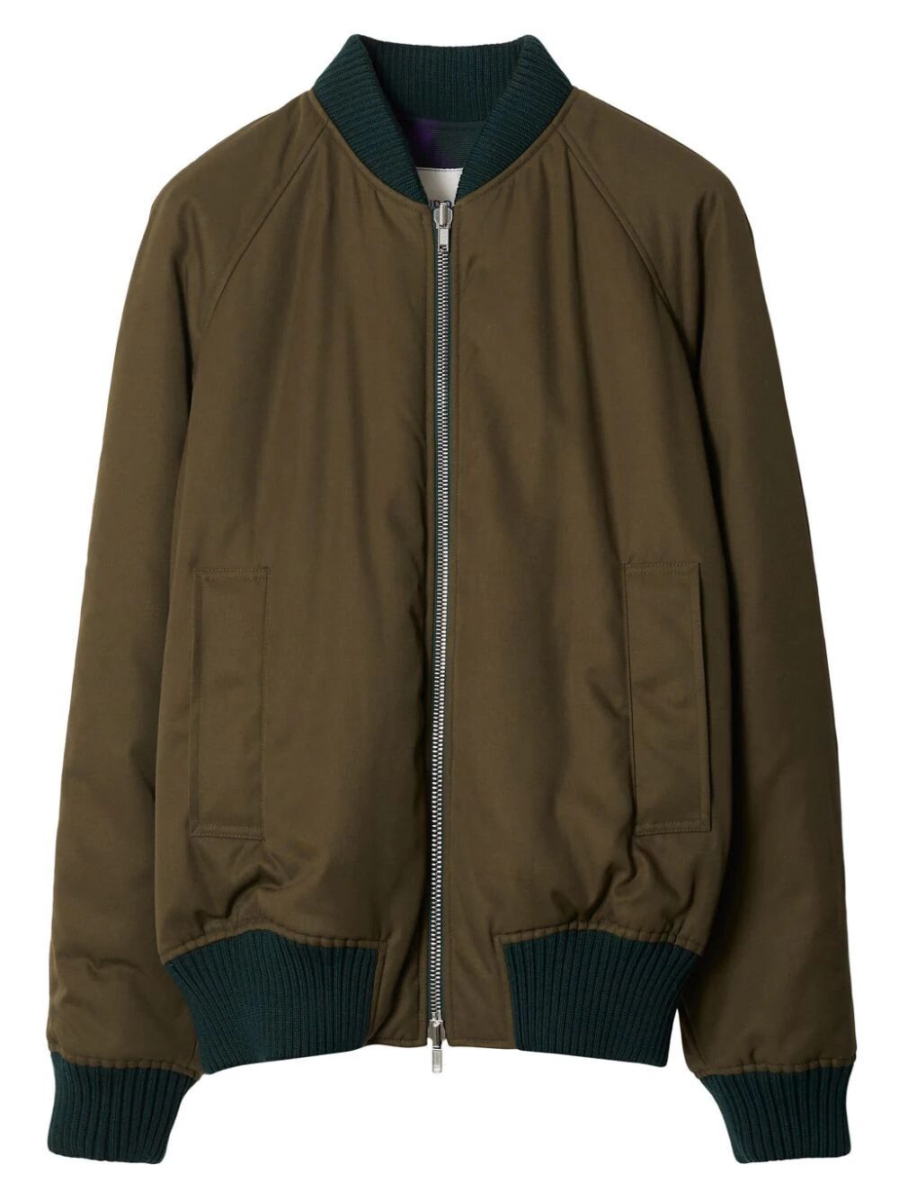 BURBERRY Reversible Bomber Jacket in Techno Wool Twill for Men