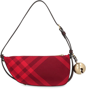 Red Shield Fabric Shoulder Bag - FW23 Collection