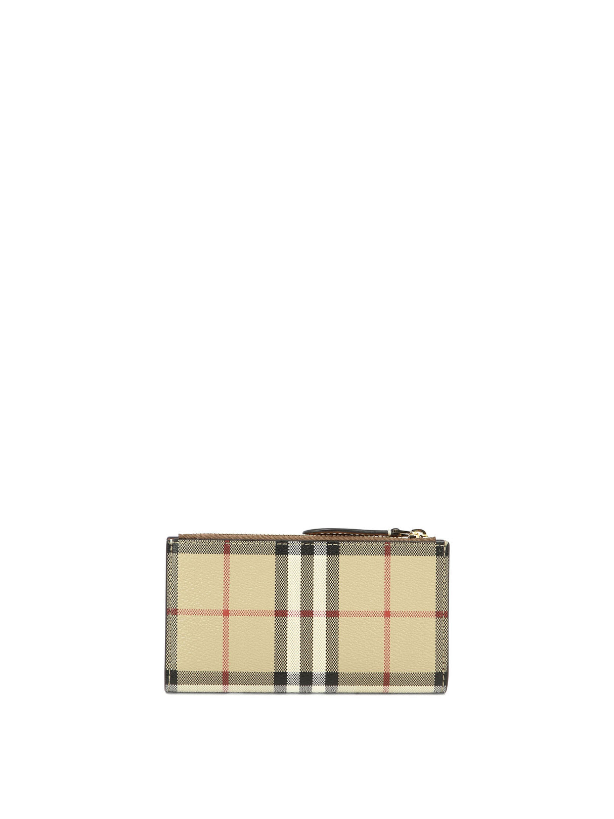 Classic Checkered Leather Cardholder for Men