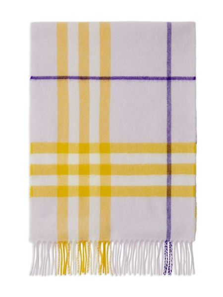 BURBERRY Classic Check Cashmere Scarf