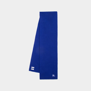 海军蓝色竖纹围巾 SS24