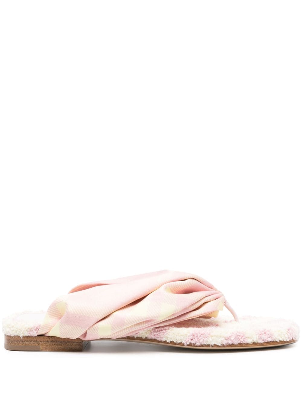 BURBERRY Classic White Sandals for Women from 24SS Collection