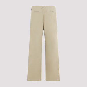 BURBERRY Relaxed Fit Heavyweight Cotton Trousers