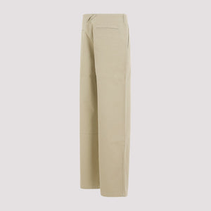 BURBERRY Relaxed Fit Heavyweight Cotton Trousers