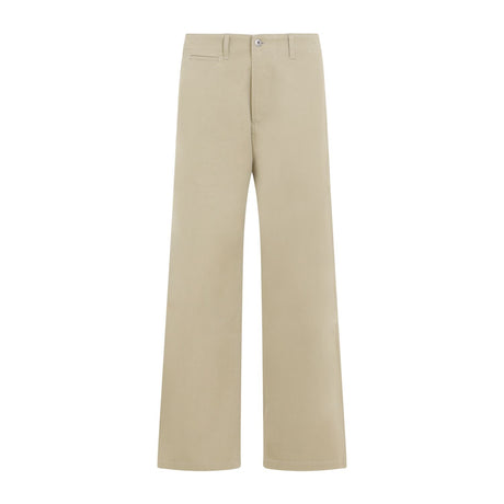 BURBERRY Relaxed Fit Heavyweight Cotton Trousers