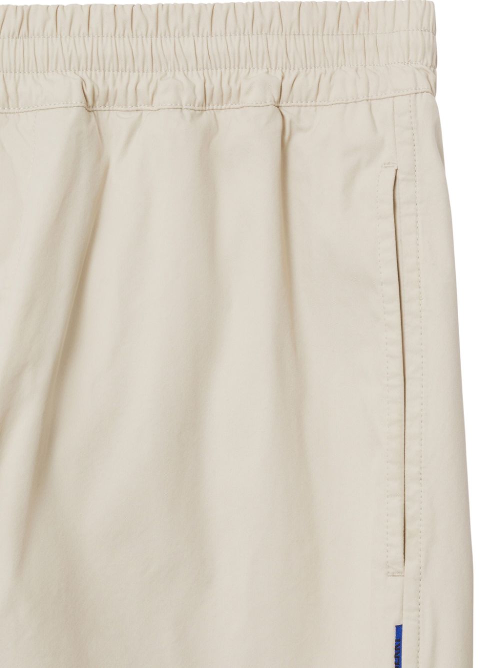 BURBERRY Men's Cream Twill Trousers for SS24