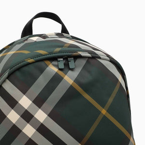 Ivy Green Check Backpack for Men