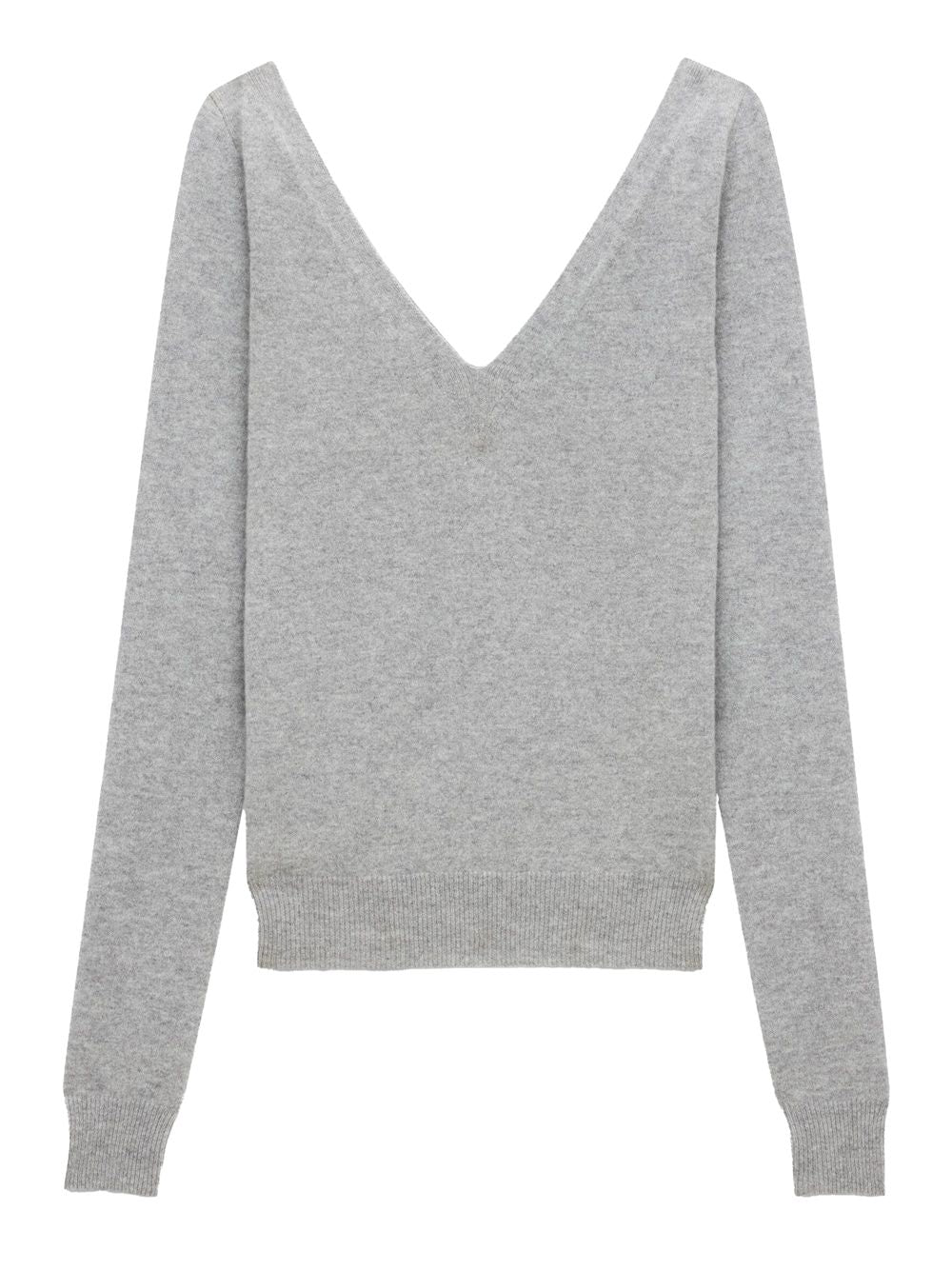 SAINT LAURENT V Neck Cashmere Sweater for Women