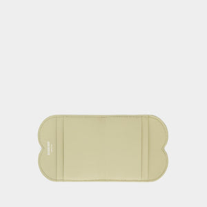 BURBERRY Tan Chess Card Holder for On-the-Go Organizing