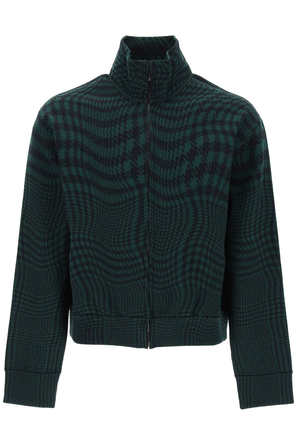 BURBERRY Men's Distorted Pied-of-Poule Sport Jacket for SS24