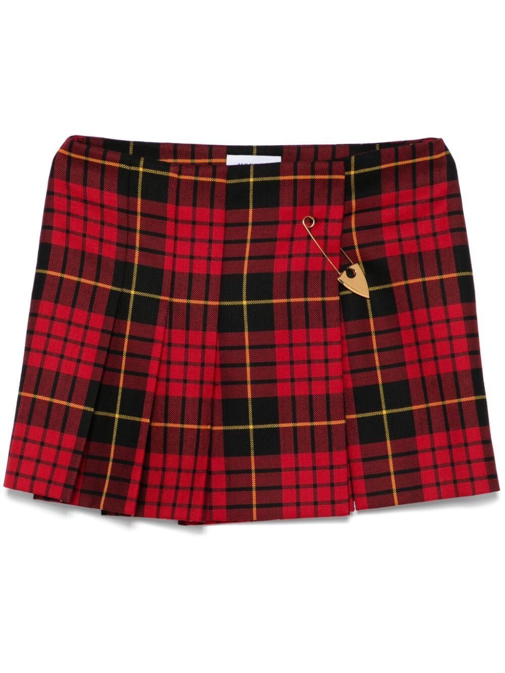 ALEXANDER MCQUEEN Wool Tartan Check Mini Skirt