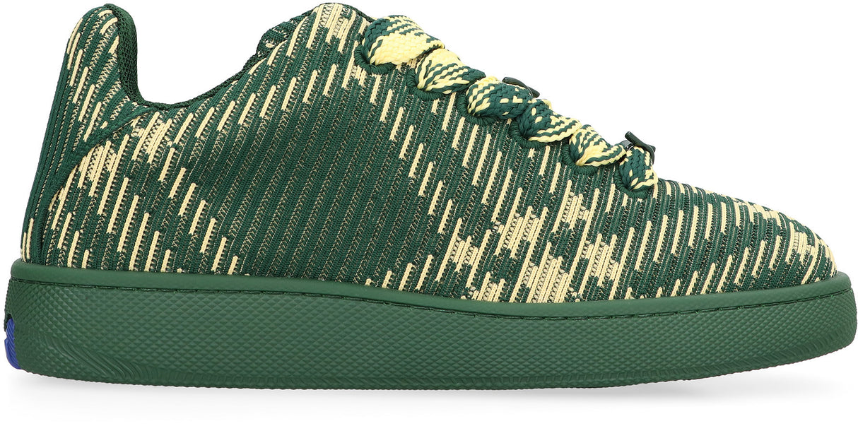 Giày thể thao màu xanh cho nam Green Check Low-Top 