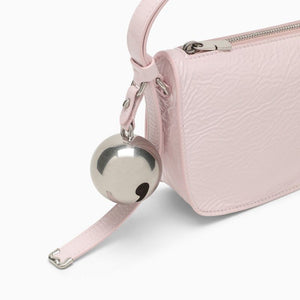 Huzn al-Dhahab Pink Lamb Leather Shoulder Bag with Antique Silver-Tone Hardware