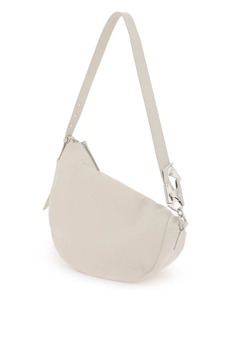Medium Ivory Handbag with Horse-Shaped Clip by BURBERRY