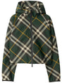 BURBERRY Equestrian Knight Motif Check Hooded Jacket for Women